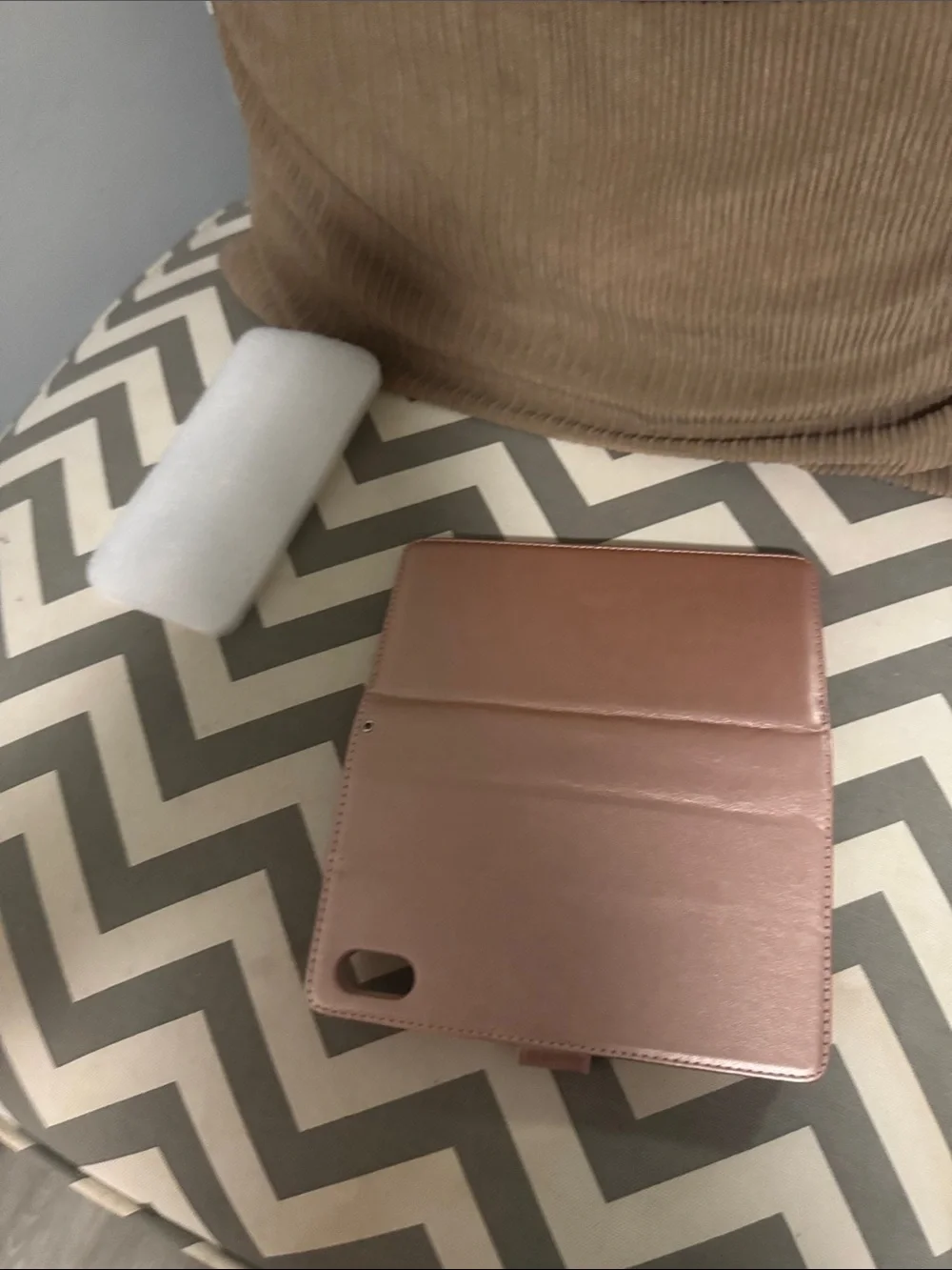 ***2/$15*** Rose Gold Flip Wallet Phone Case with Camera Cutout